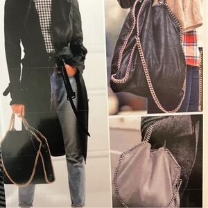 Stella McCartney Foldover shoulder bag, small phone/coin/card purse included 💖